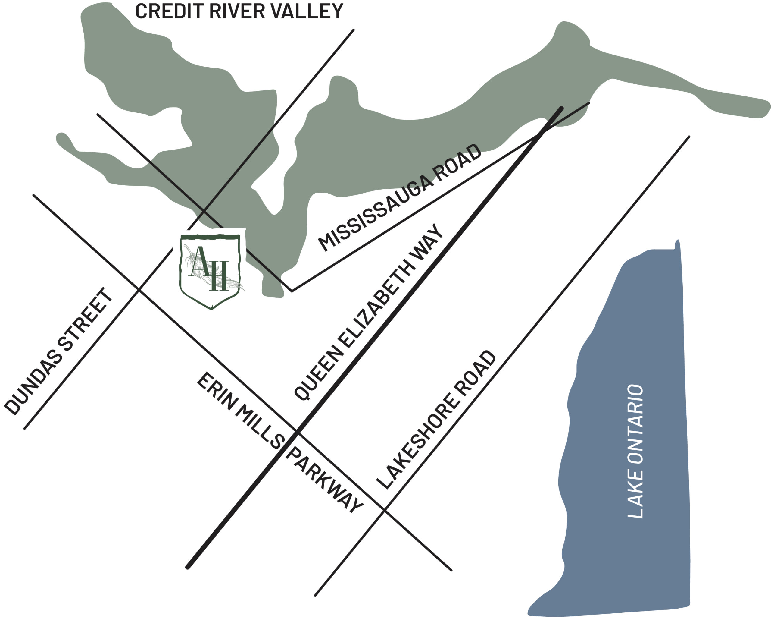 Abacot Hill Location Map