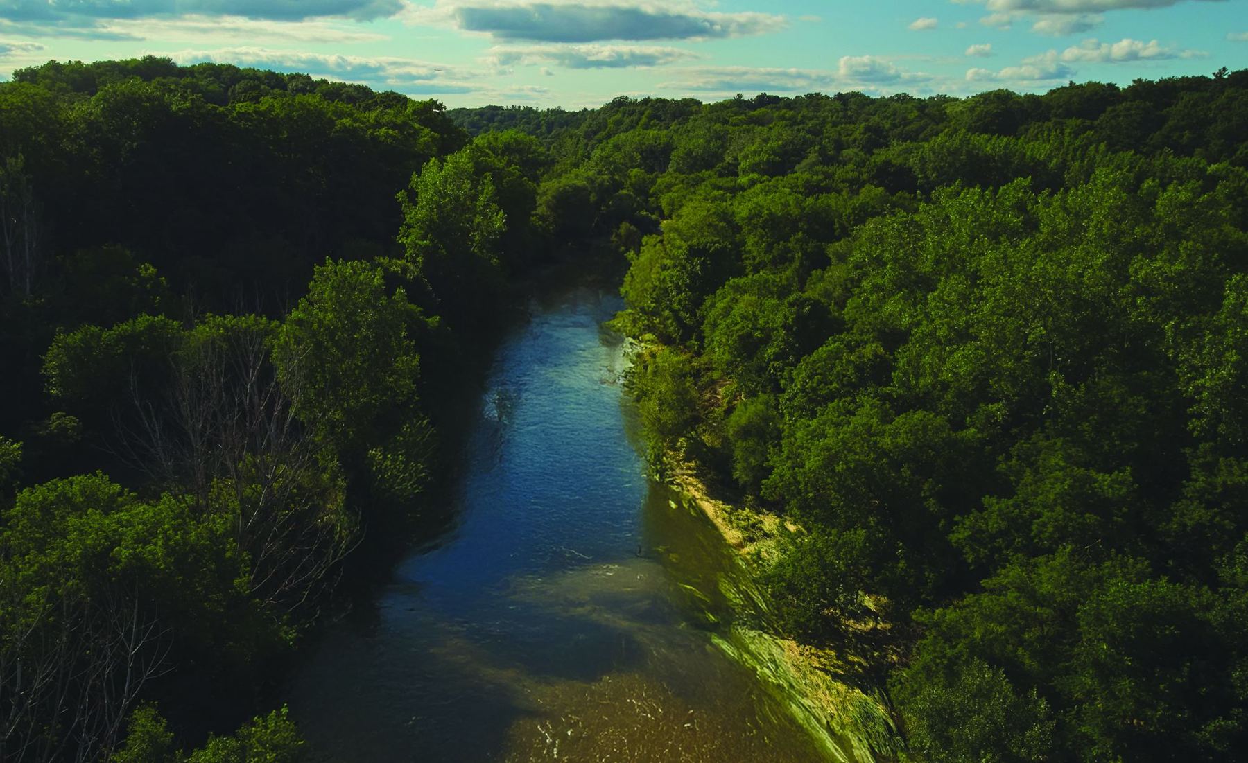 Credit River near Abacot Hill in Sherwood Forrest, Mississauga